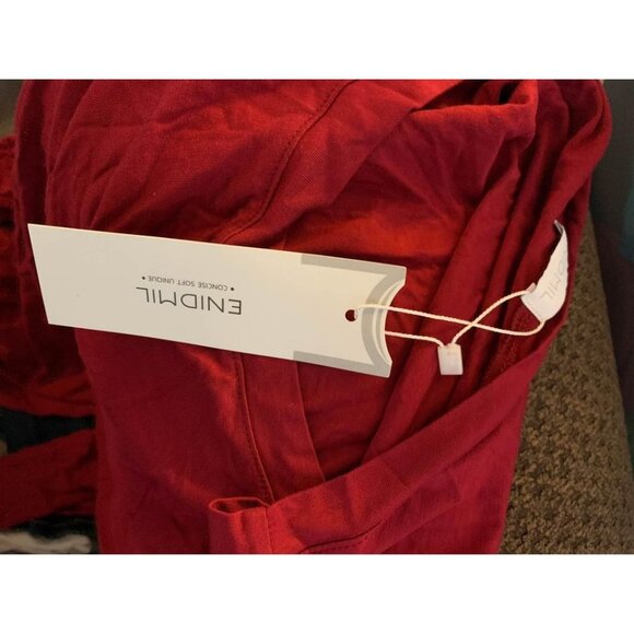 Women's Red Long Sleeve Top - Picture 4 of 5